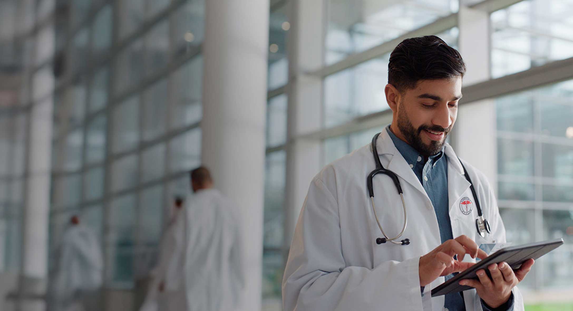 Diverse team of healthcare professionals collaborating